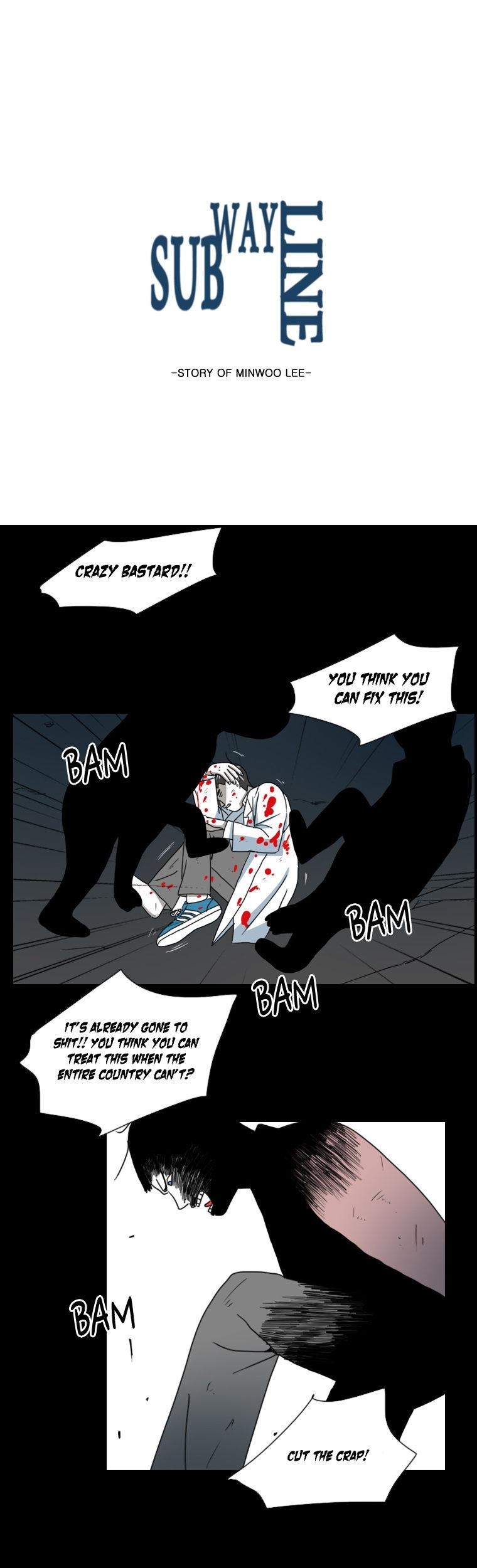 Subway Line 1 Chapter 18 page 23 - Chapter 18 : Violence At School... Is Bad