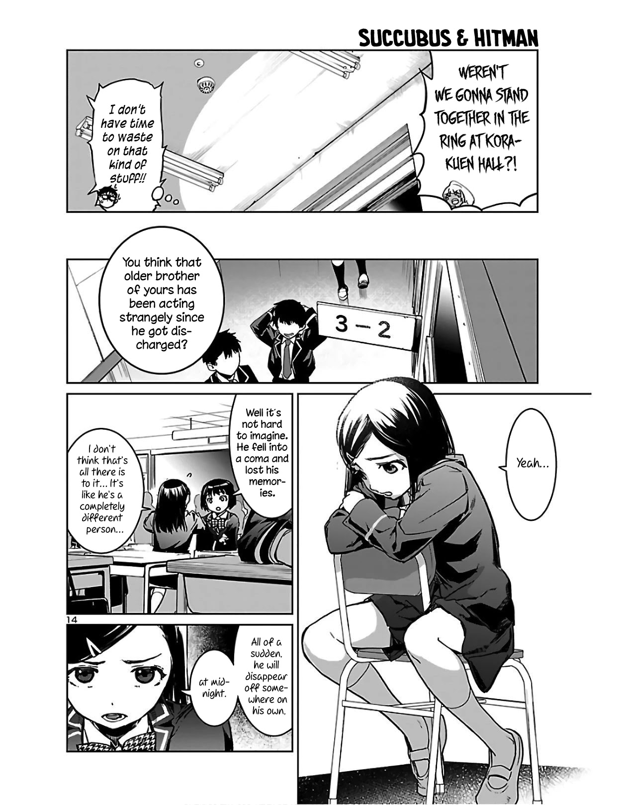 Succubus & Hitman Chapter 1 page 14 - Chapter 1: I Can No Longer Go To Heaven