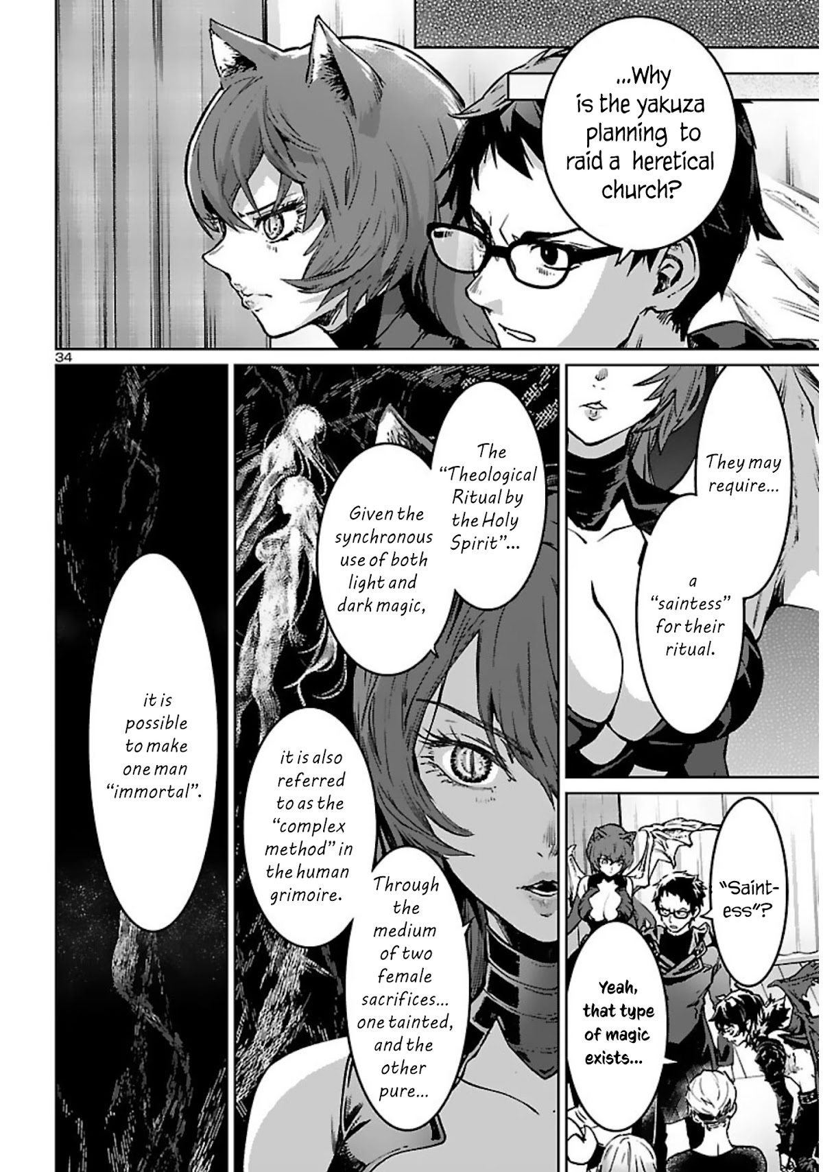 Succubus & Hitman Chapter 17 page 35 - Chapter 17: The Holy War Church