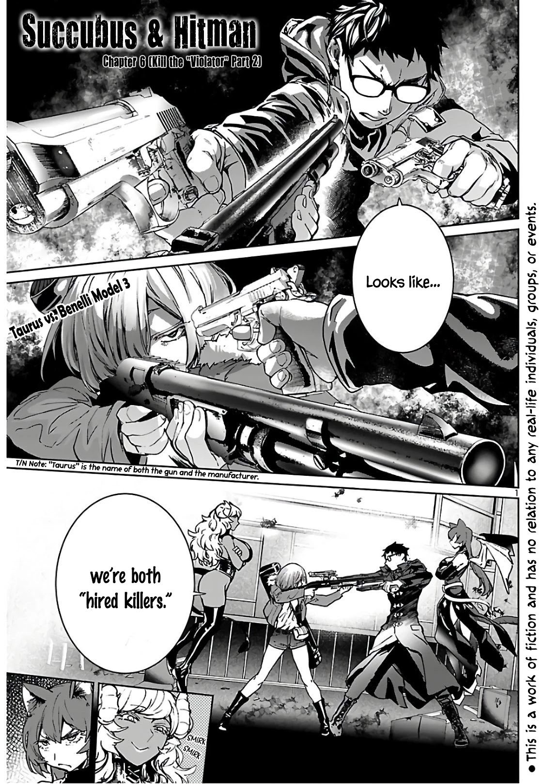 Succubus & Hitman Chapter 6 page 2 - Chapter 6: Kill the "Violator" Part 2