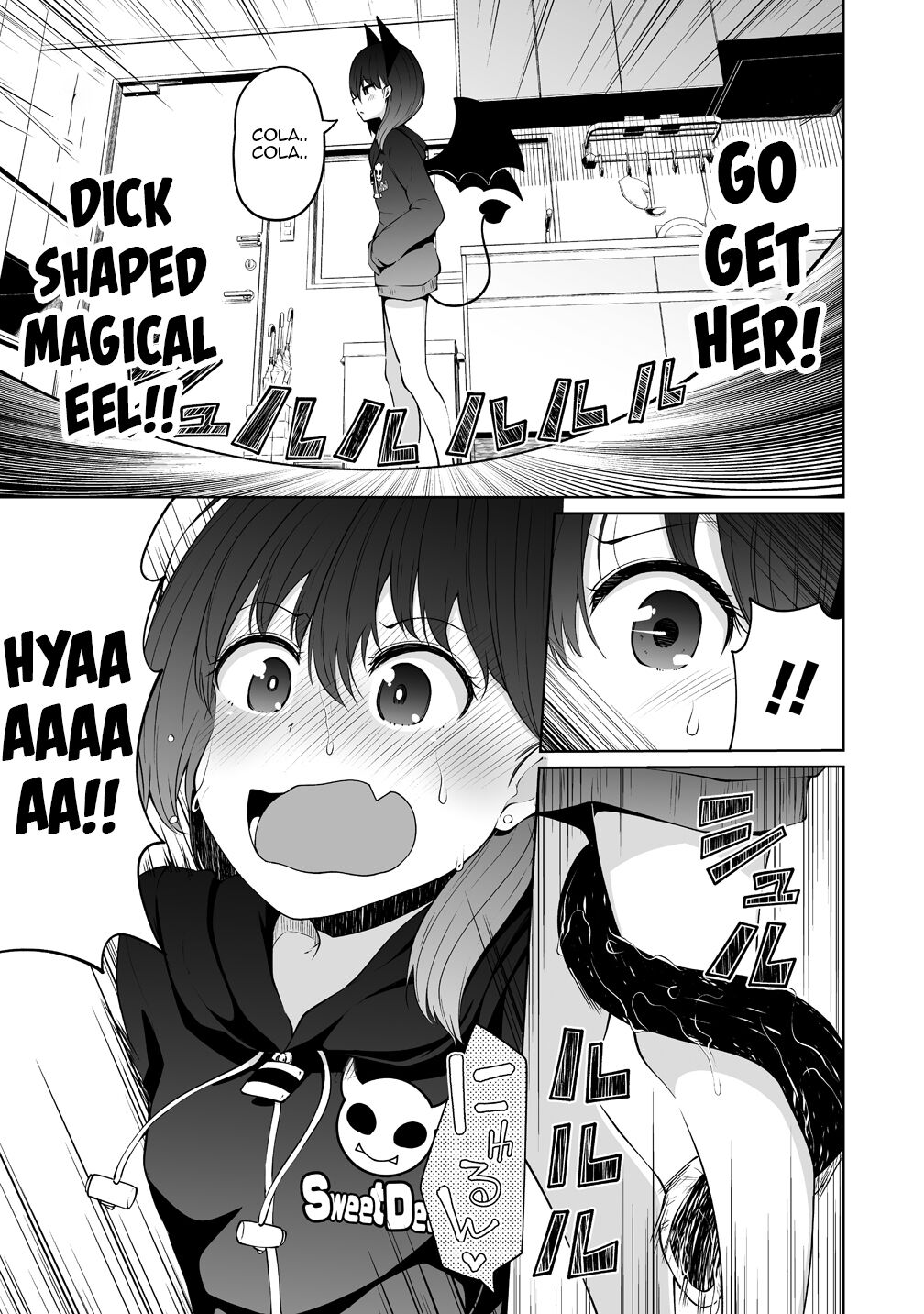 Succubus in Love's Erotic Situation Chapter 1 page 14 - Chapter 1: Dick Shaped Magical Eel