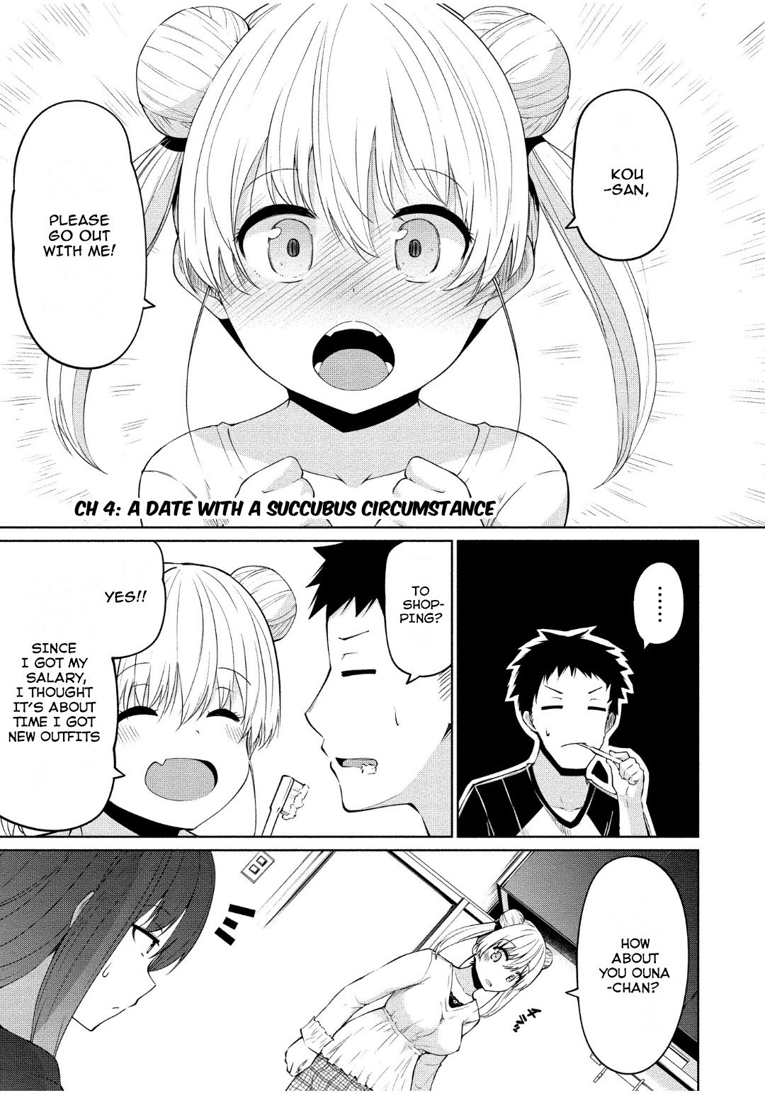 Succubus in Love's Erotic Situation Chapter 4 page 1 - Chapter 4: A Date With Succubus Circumstance
