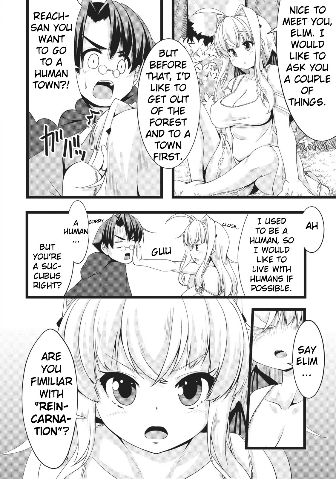 Succubus ni Tensei shita node Milk wo Shiborimasu Chapter 4 page 8 - Chapter 4