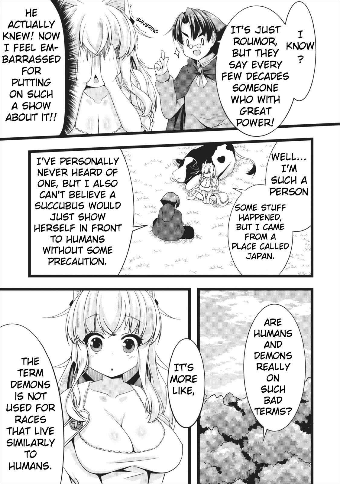 Succubus ni Tensei shita node Milk wo Shiborimasu Chapter 4 page 9 - Chapter 4