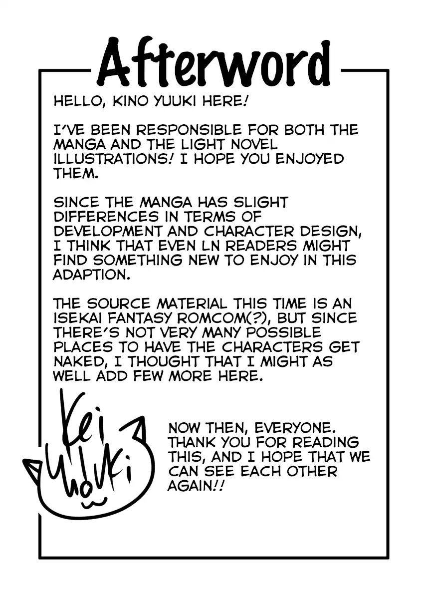 Succubus ni Tensei shita node Milk wo Shiborimasu Chapter 5.5 page 2 - Chapter 5.5: Volume 1 Afterword