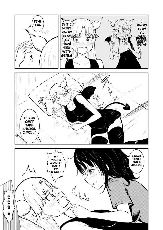 Succubus vs Lesbian Chapter 2 page 4 - Chapter 2: End [END]