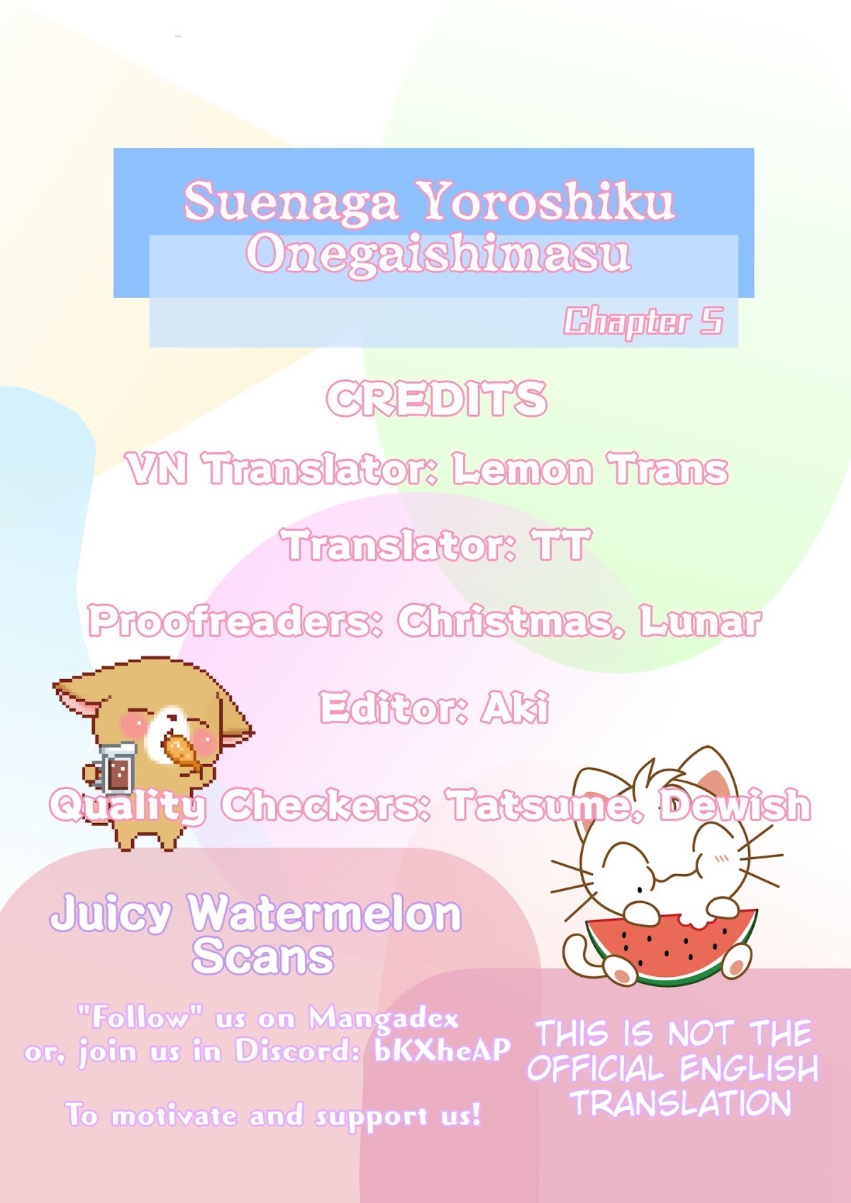 Suenaga Yoroshiku Onegaishimasu Chapter 5 page 1 - Chapter 5