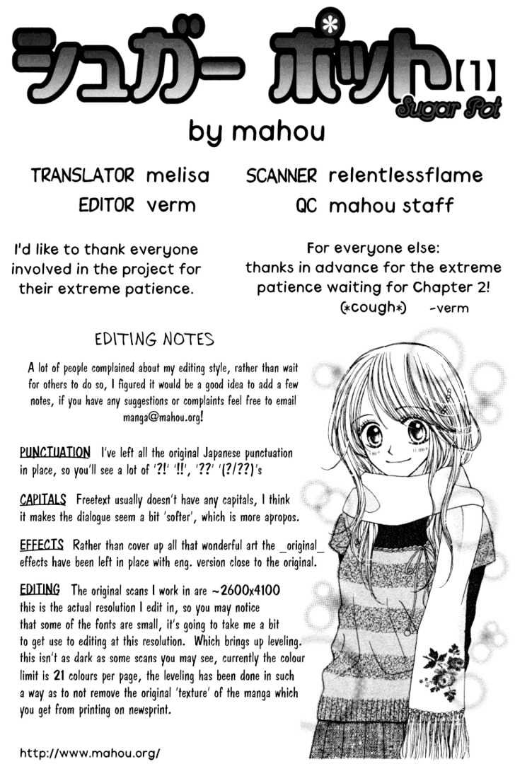 Sugar Pot Chapter 1 page 1 - Chapter 1