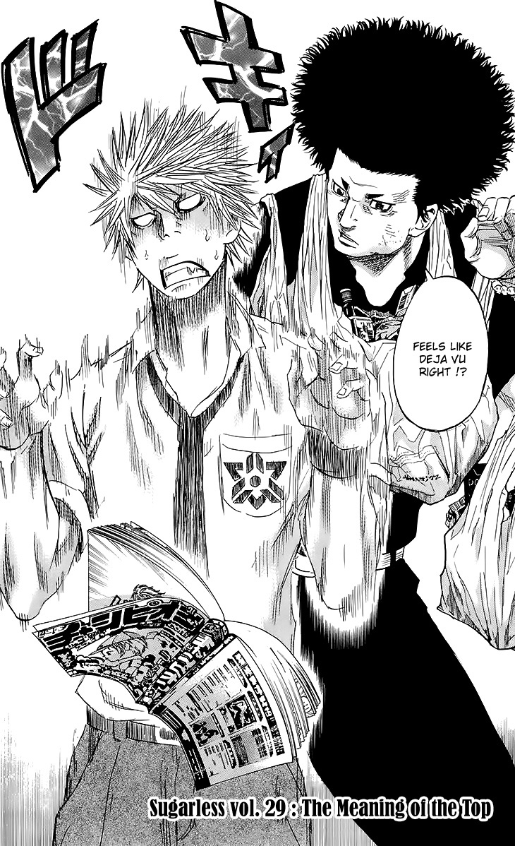Sugarless (HOSOKAWA Masami) Chapter 29 page 3 - Chapter 29: The Meaning of the Top