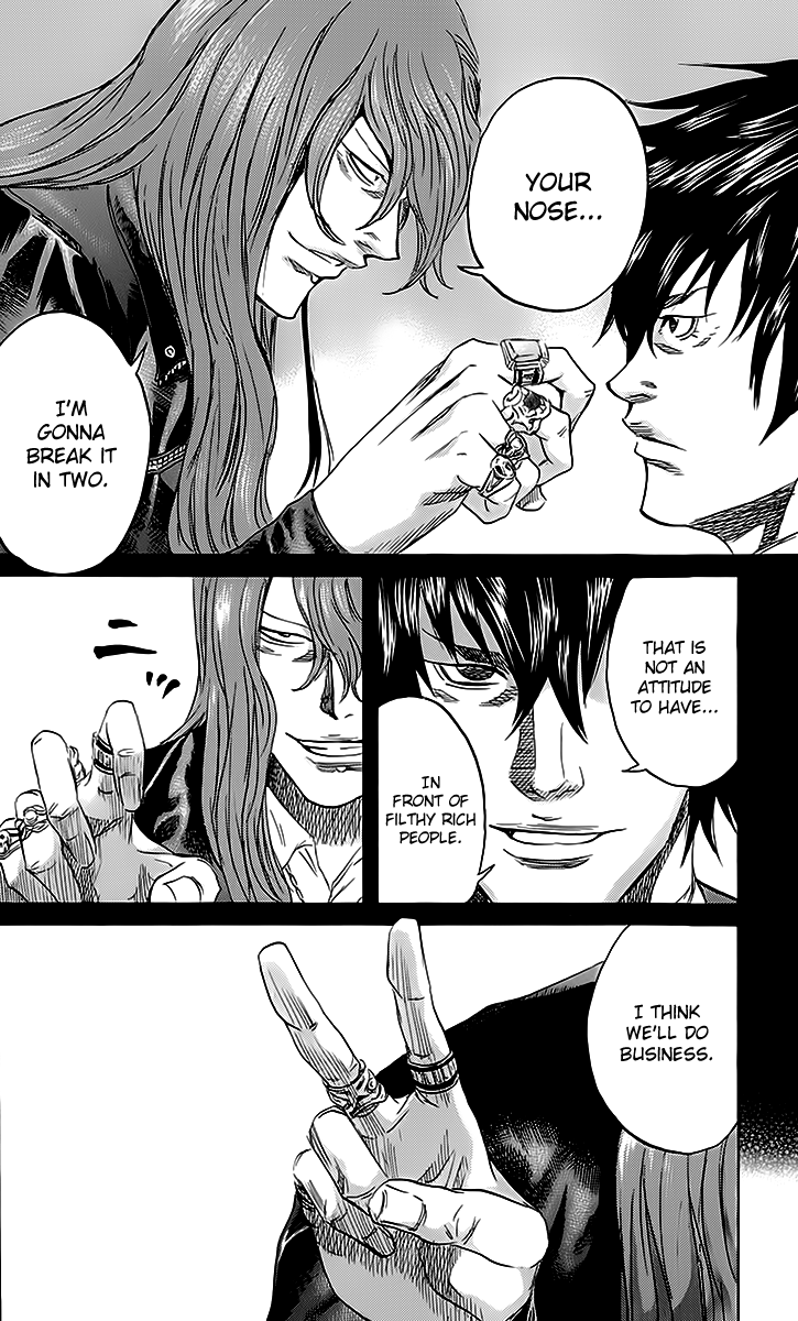 Sugarless (HOSOKAWA Masami) Chapter 45 page 18 - Chapter 45: Fight and Violence