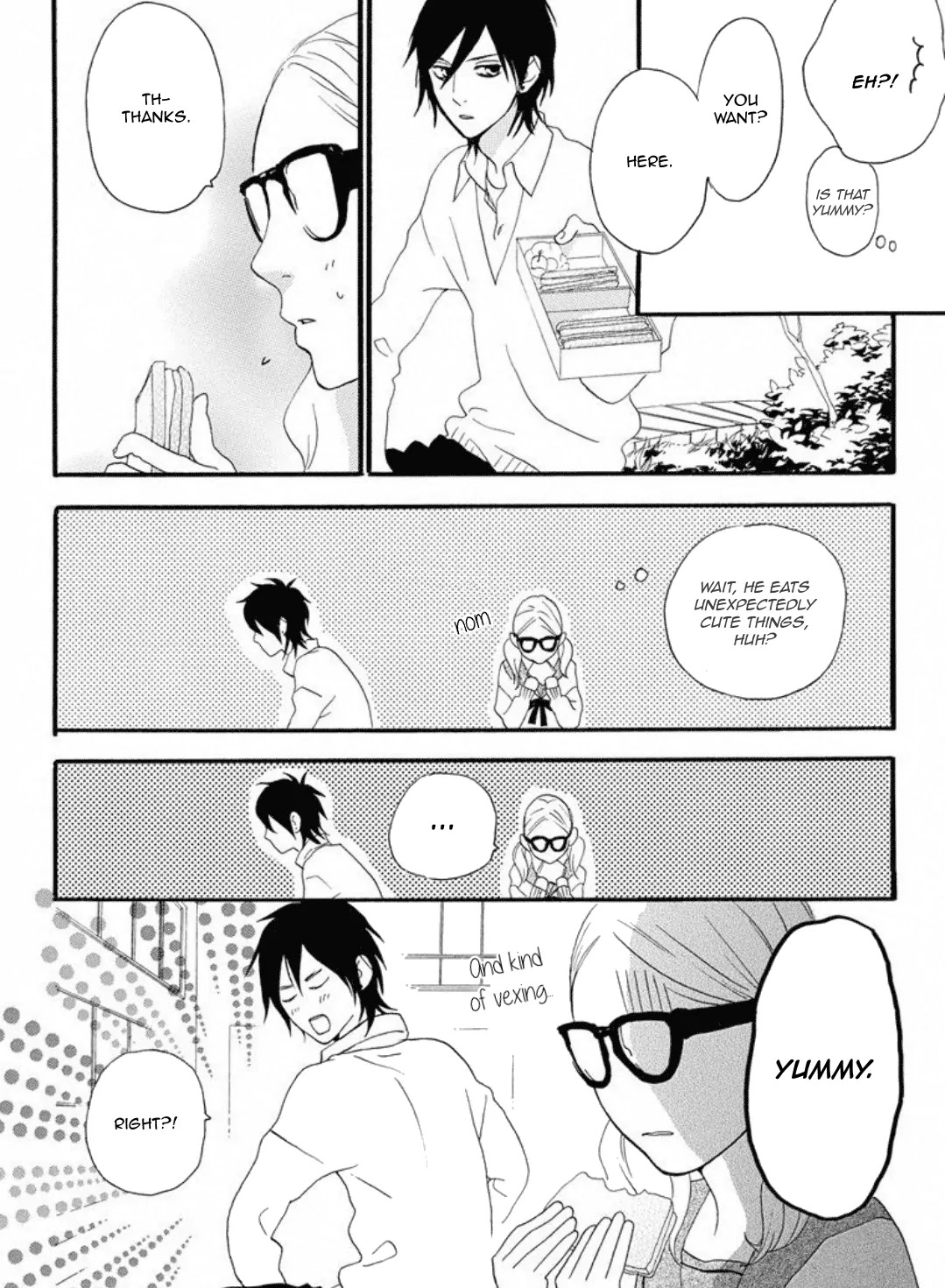 Sugars (YAMAMORI Mika) Chapter 16 page 11 - Chapter 16: Glasses, Delinquency, and a Red Bean Yogurt Sandwich