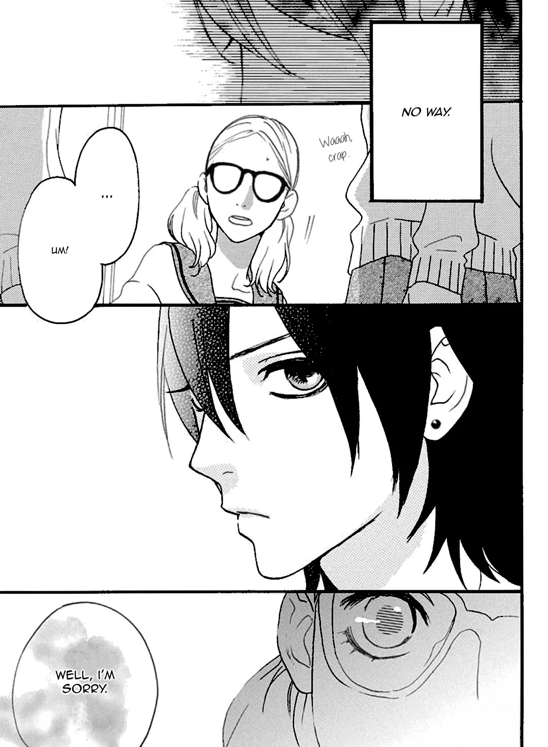 Sugars (YAMAMORI Mika) Chapter 16 page 24 - Chapter 16: Glasses, Delinquency, and a Red Bean Yogurt Sandwich
