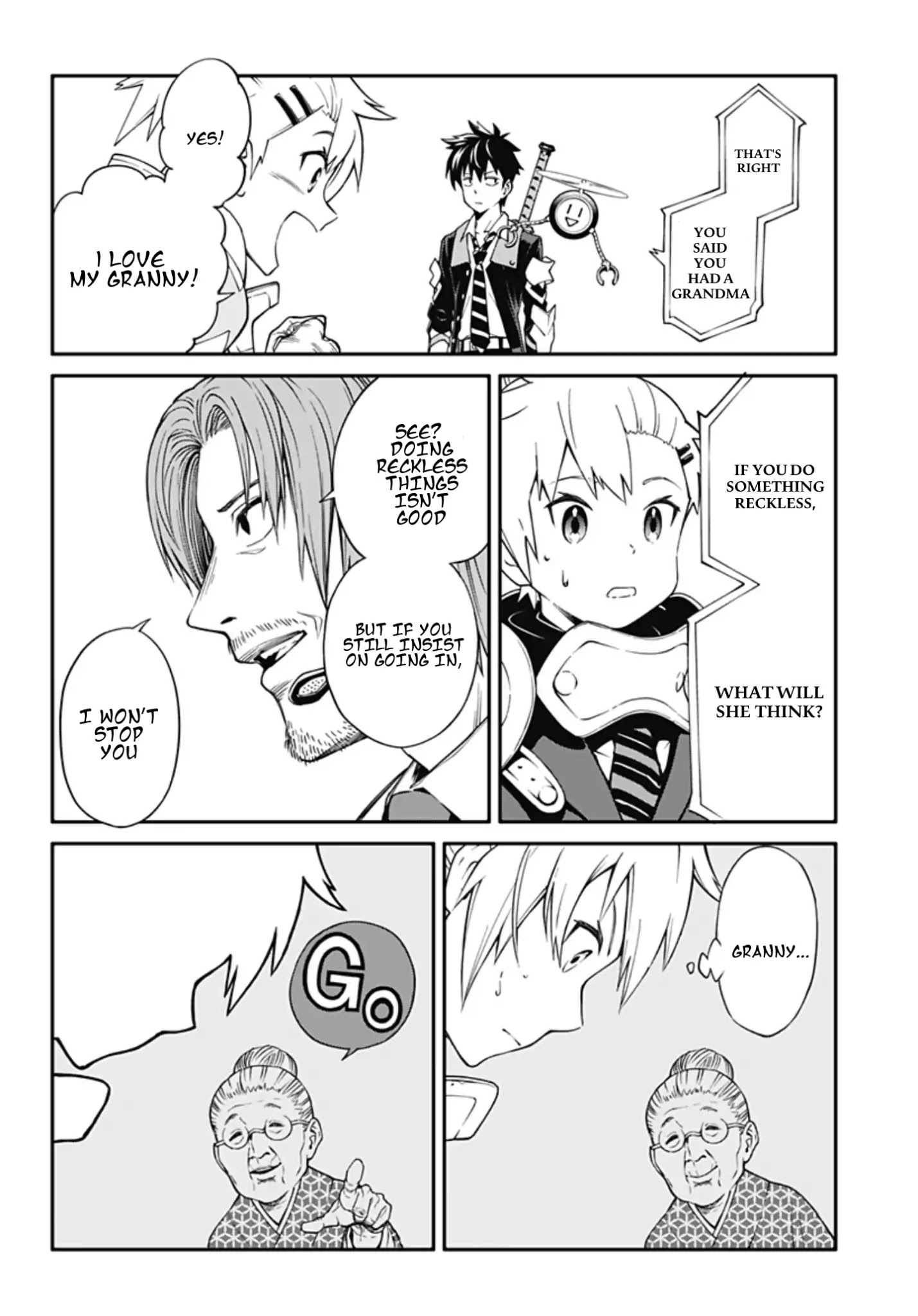 Suginami, Public Servant and Eliminator - The People on Dungeon Duty Chapter 1.5 page 11 - Chapter 1.5: (Rest of Chapter 1)