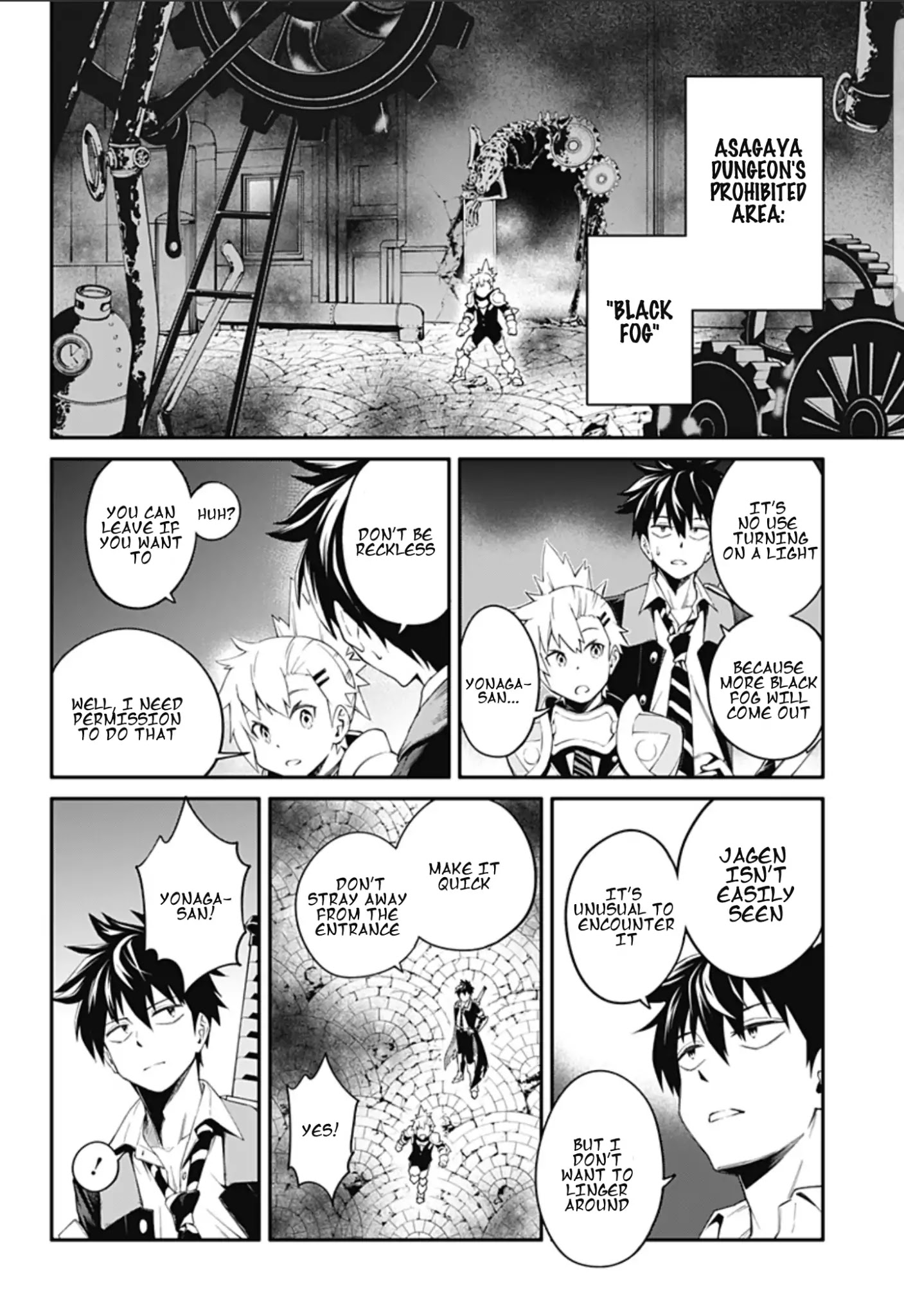 Suginami, Public Servant and Eliminator - The People on Dungeon Duty Chapter 1.5 page 13 - Chapter 1.5: (Rest of Chapter 1)