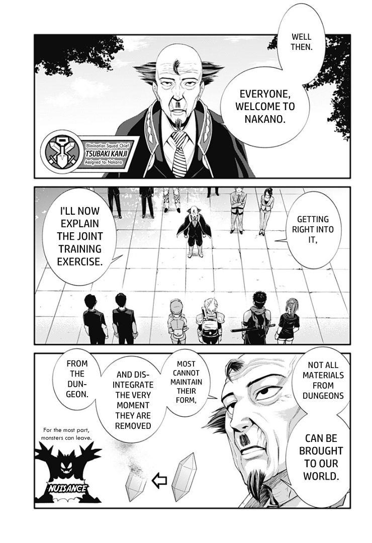 Suginami, Public Servant and Eliminator - The People on Dungeon Duty Chapter 11 page 13 - Chapter 11: Joint Training Exercise - Commence