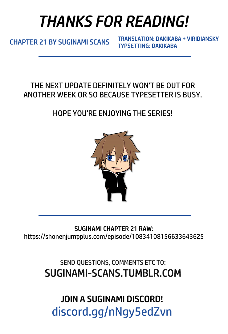 Suginami, Public Servant and Eliminator - The People on Dungeon Duty Chapter 21 page 21 - Chapter 21: Wash Your Back