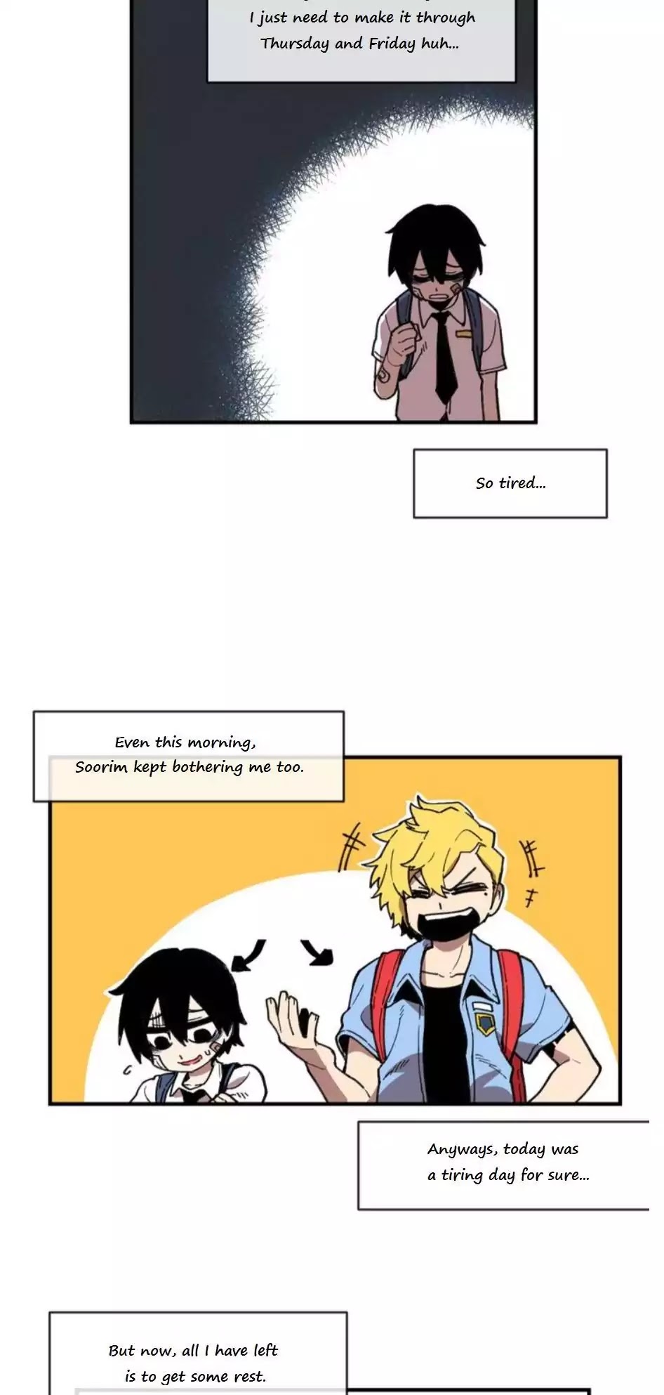 Suicide Boy Chapter 11 page 5 - Chapter 11: A Friend 1