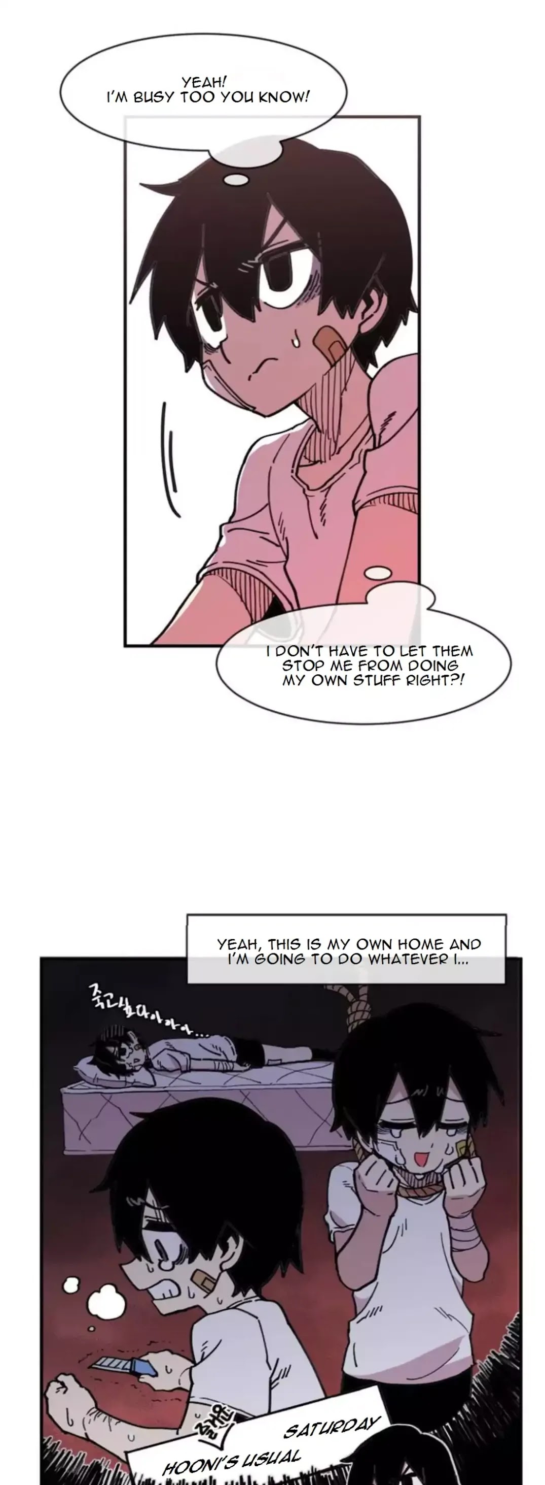 Suicide Boy Chapter 18 page 8 - Chapter 18: Pizza Day