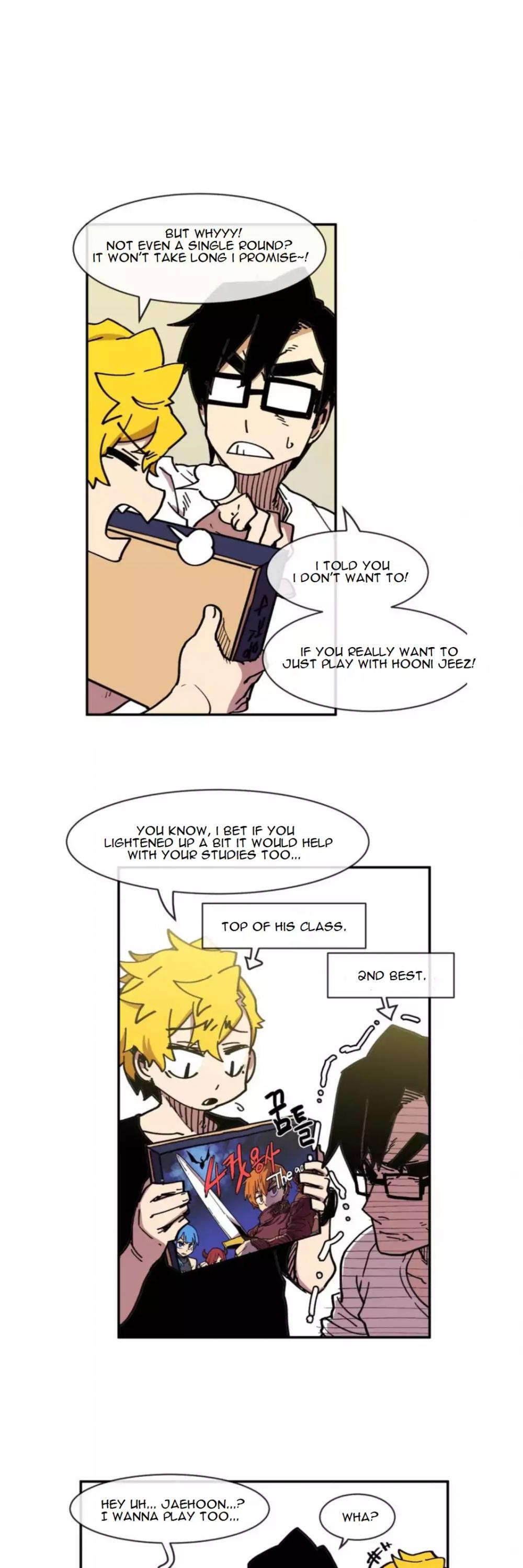 Suicide Boy Chapter 21 page 7 - Chapter 21: Tabletop Quest 1