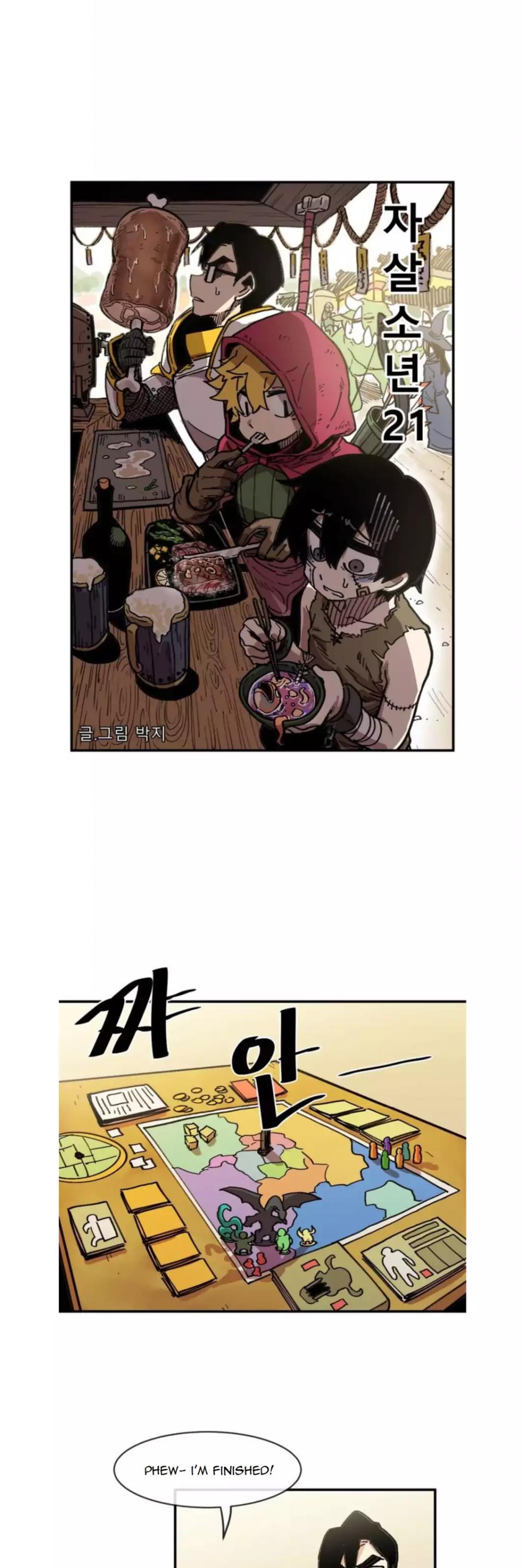 Suicide Boy Chapter 21 page 9 - Chapter 21: Tabletop Quest 1