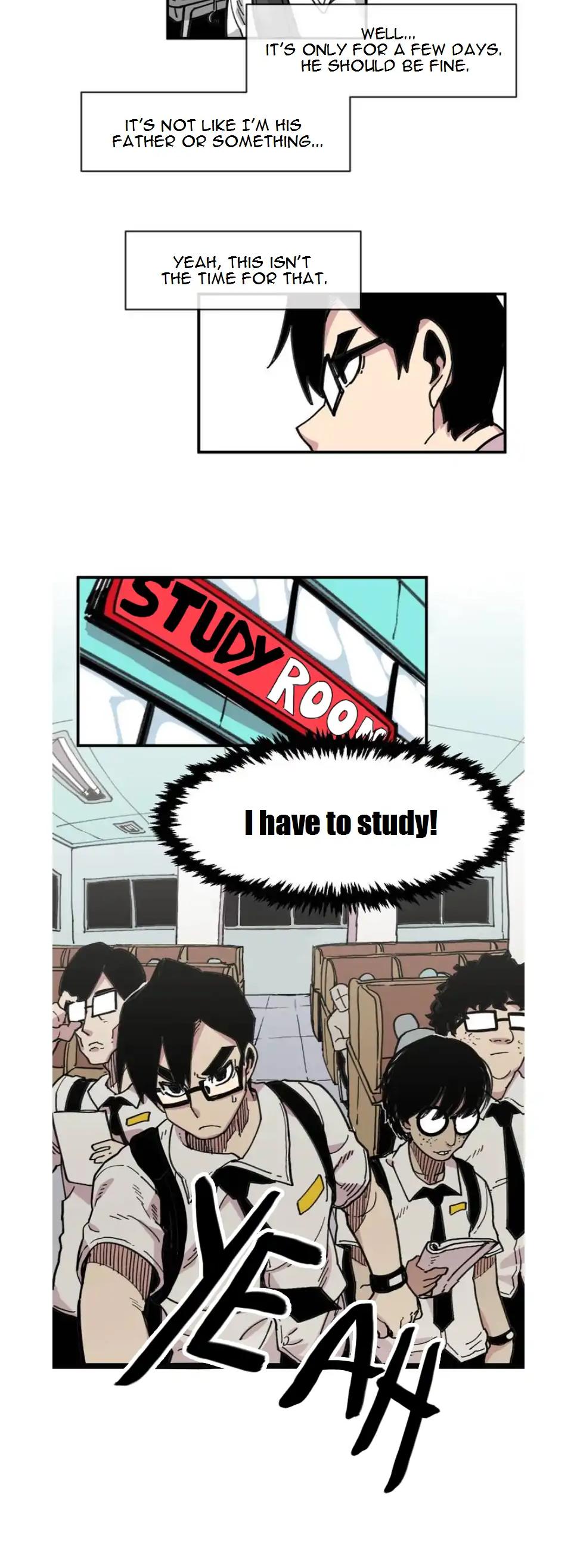 Suicide Boy Chapter 23 page 13 - Chapter 23: Midterm Exam 1