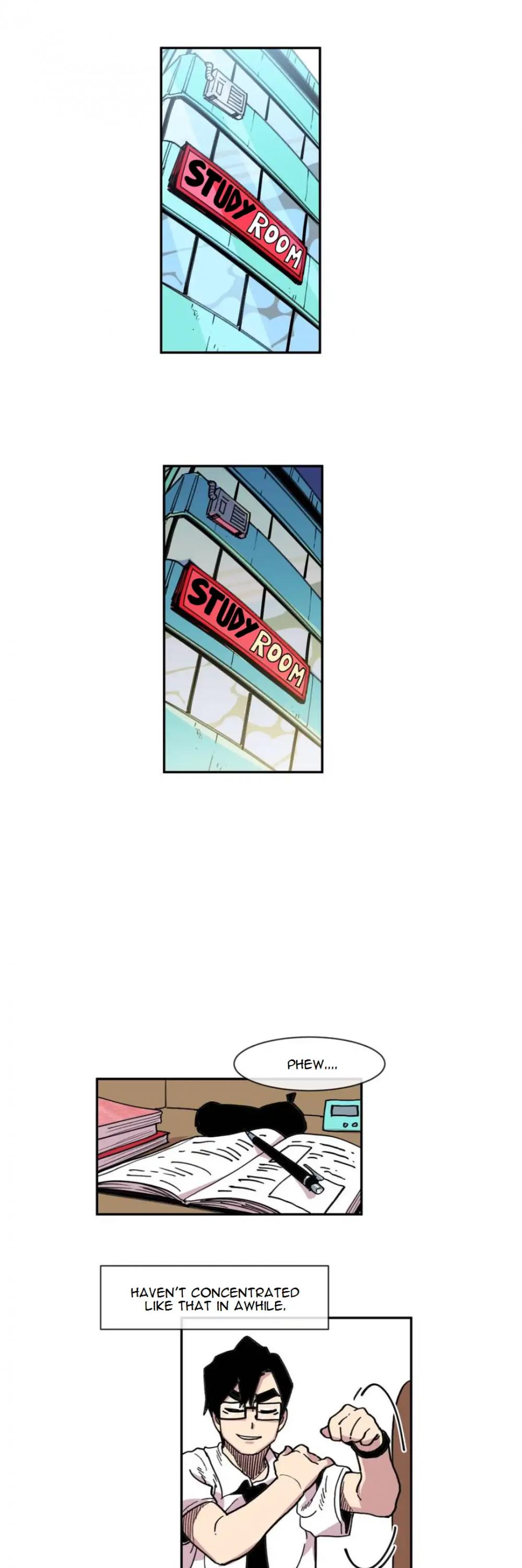 Suicide Boy Chapter 23 page 14 - Chapter 23: Midterm Exam 1