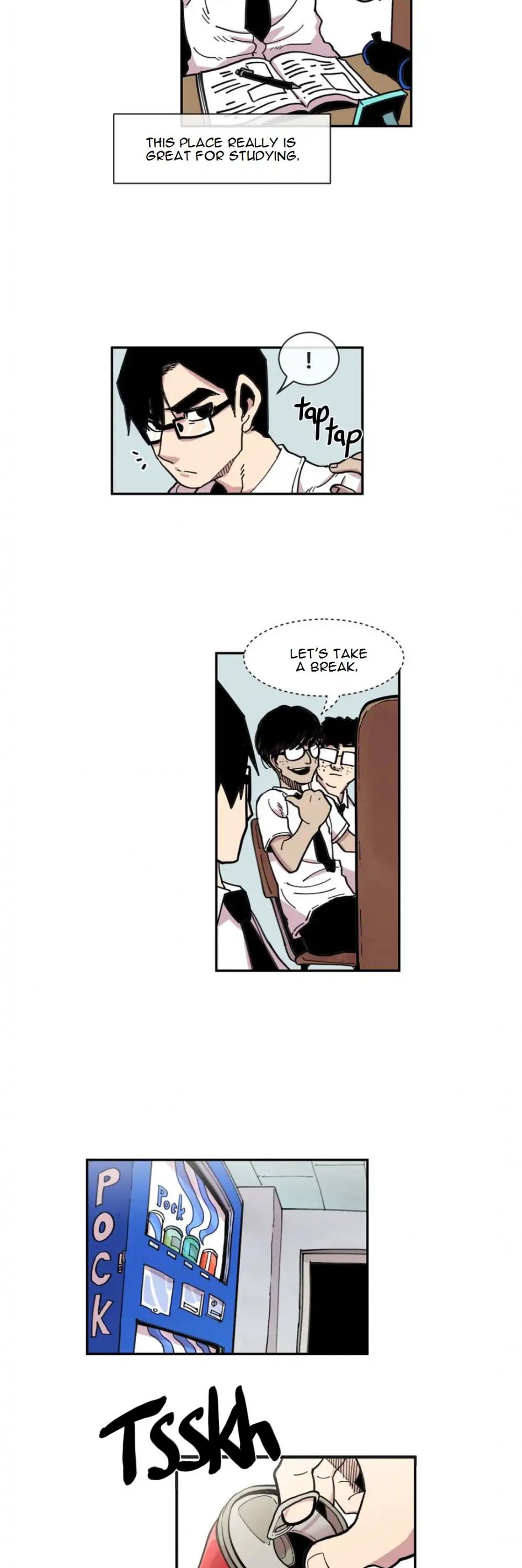 Suicide Boy Chapter 23 page 15 - Chapter 23: Midterm Exam 1