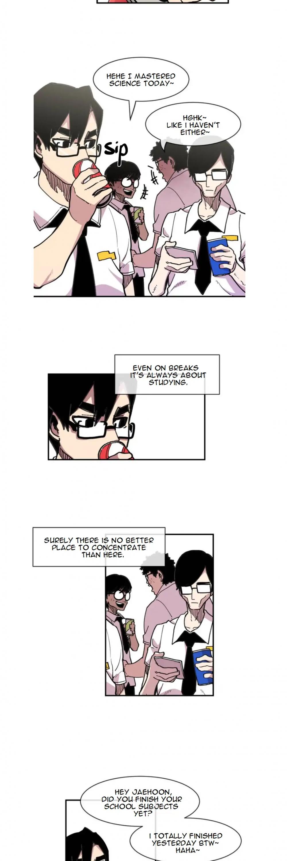 Suicide Boy Chapter 23 page 16 - Chapter 23: Midterm Exam 1