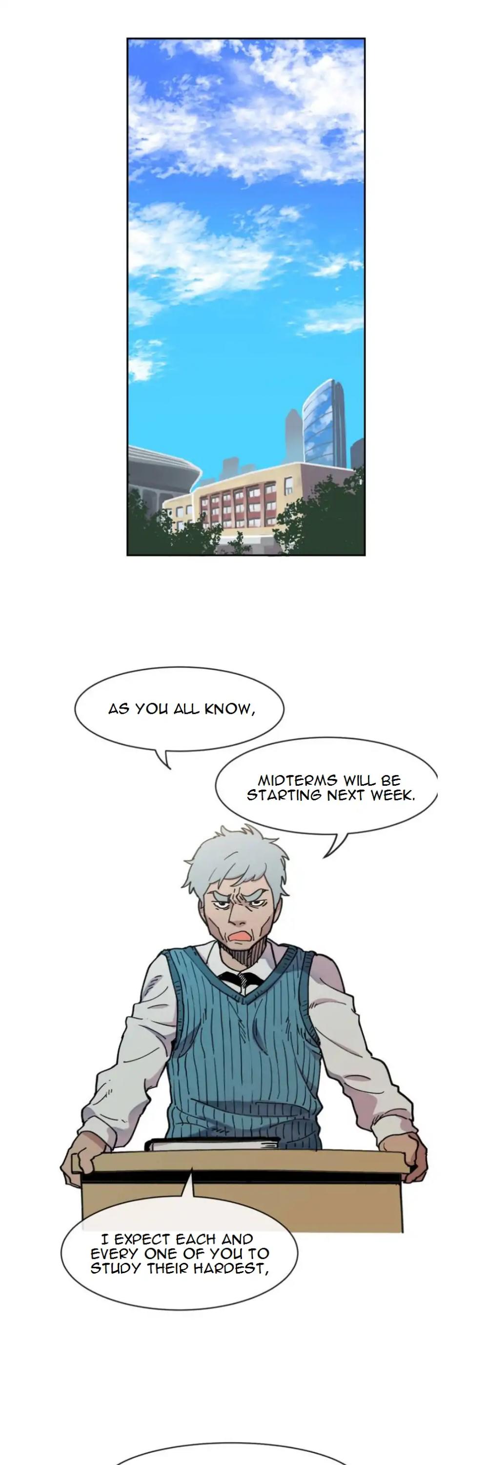 Suicide Boy Chapter 23 page 2 - Chapter 23: Midterm Exam 1