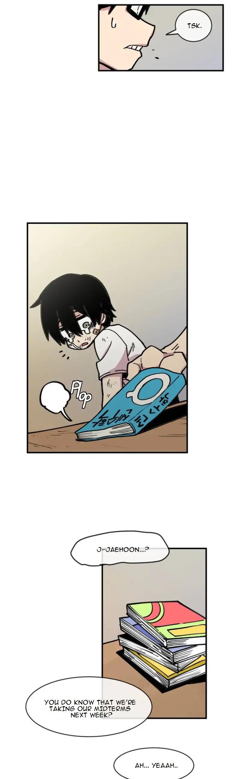 Suicide Boy Chapter 24 page 8 - Chapter 24: Midterm Exam 2