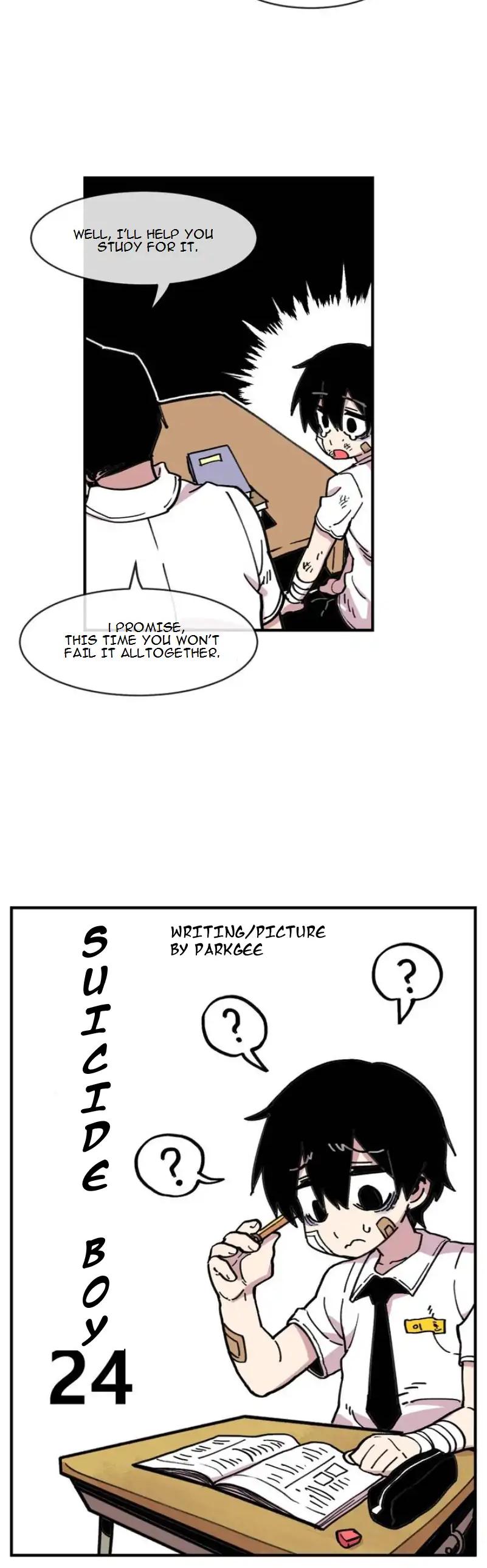 Suicide Boy Chapter 24 page 9 - Chapter 24: Midterm Exam 2