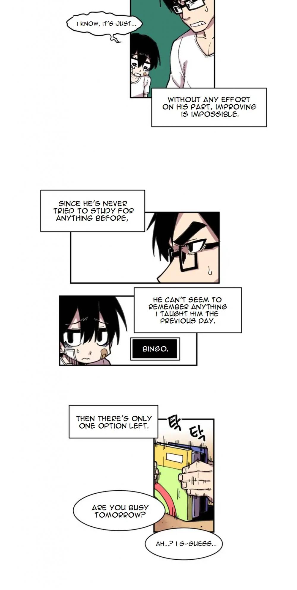 Suicide Boy Chapter 25 page 4 - Chapter 25: Midterm Exam 3