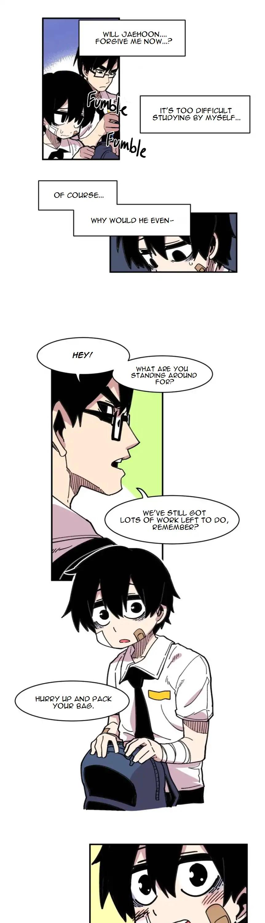 Suicide Boy Chapter 26 page 19 - Chapter 26: Midterm Exam 4
