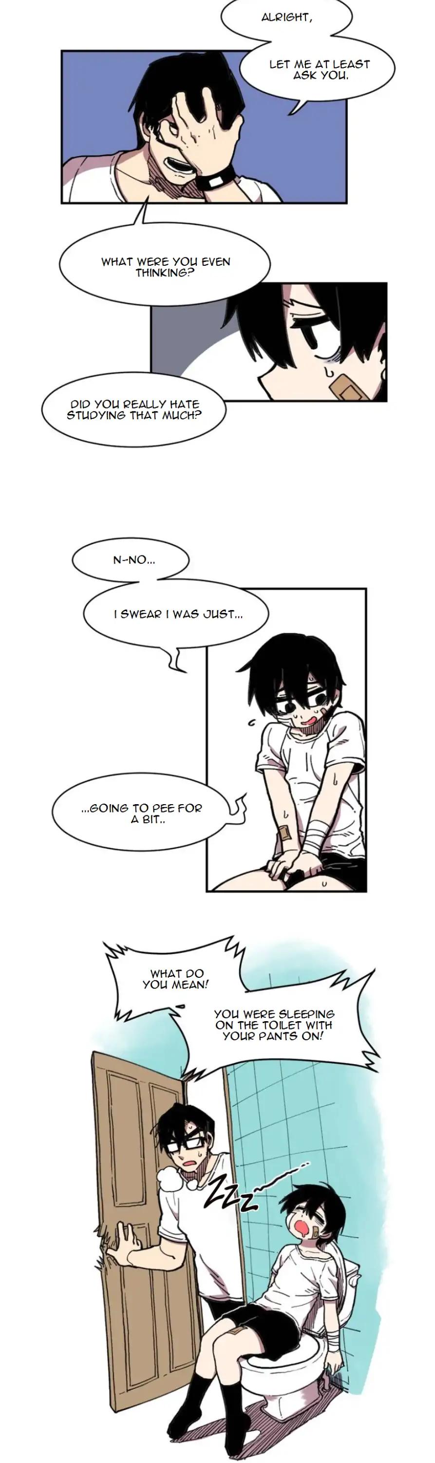 Suicide Boy Chapter 26 page 3 - Chapter 26: Midterm Exam 4