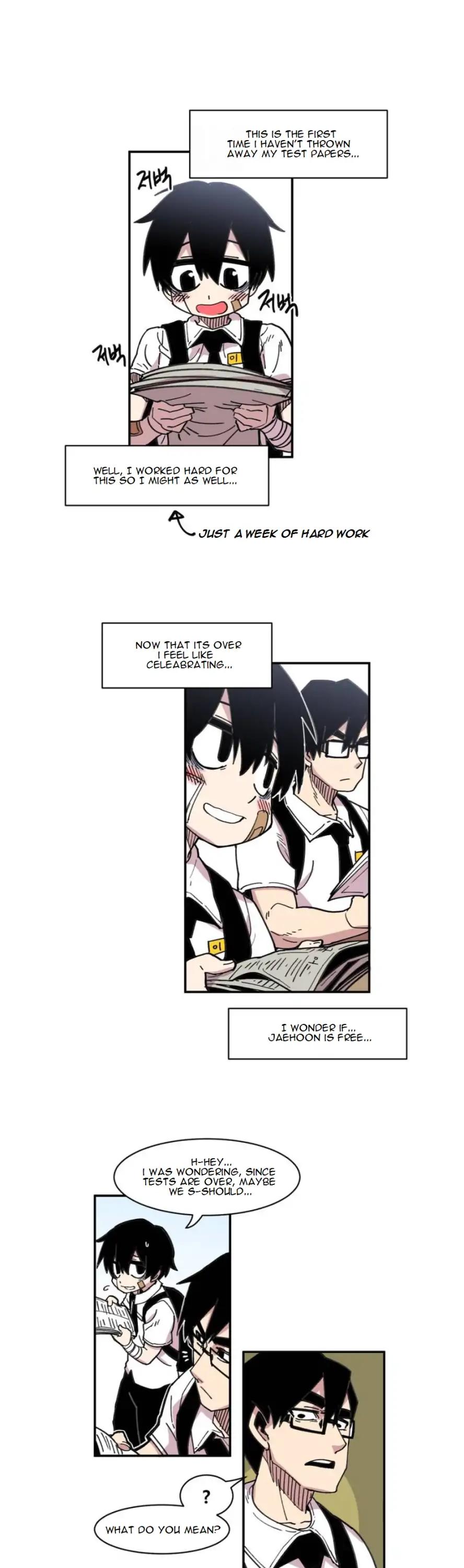 Suicide Boy Chapter 28 page 14 - Chapter 28: Midterm Exam 5