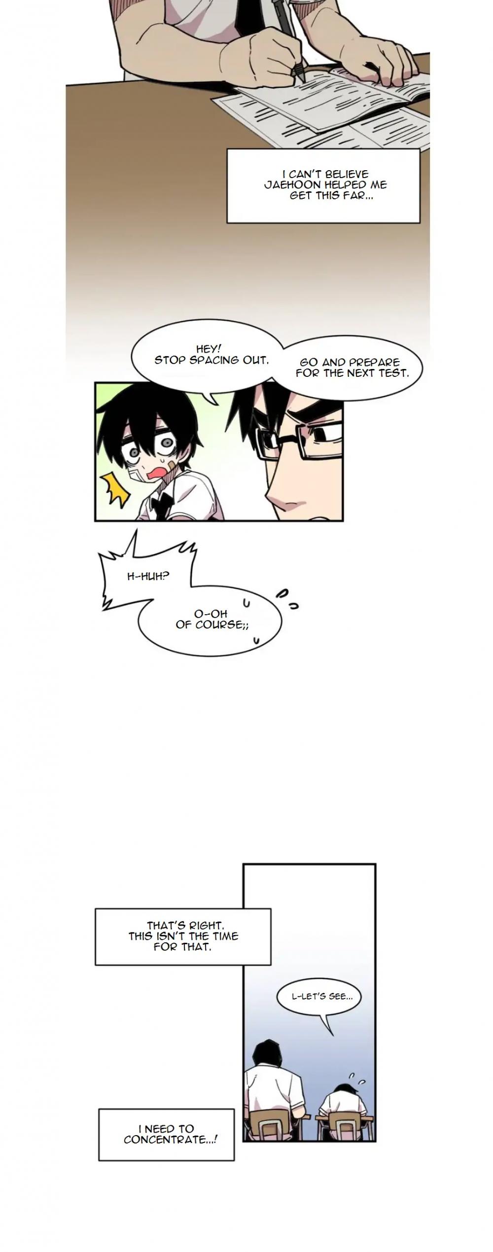 Suicide Boy Chapter 28 page 6 - Chapter 28: Midterm Exam 5