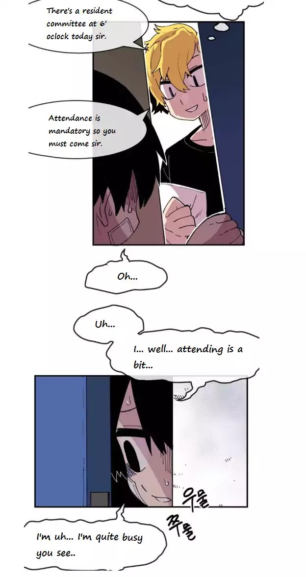 Suicide Boy Chapter 3 page 11 - Chapter 3: Resident Committee?