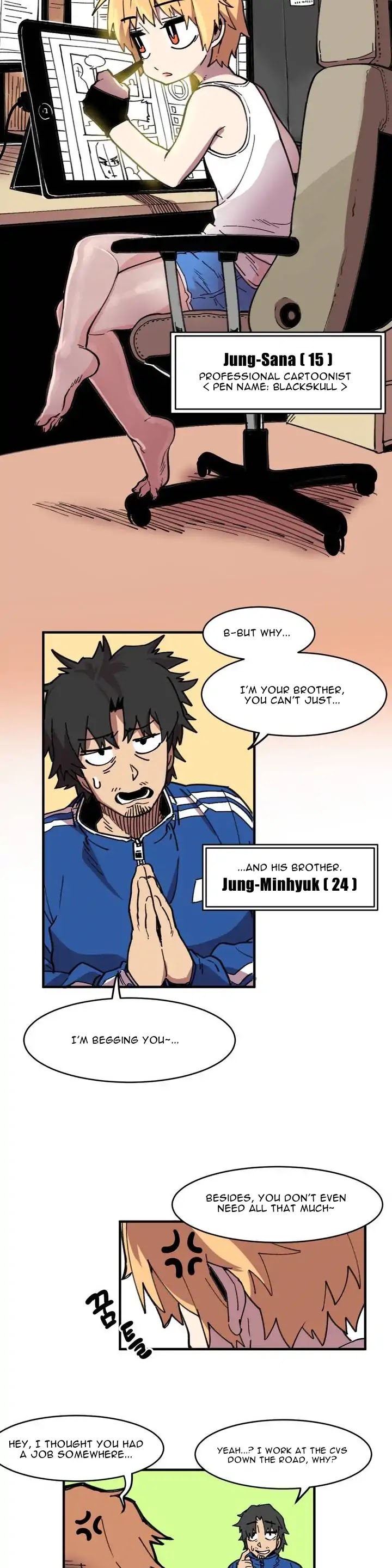 Suicide Boy Chapter 30 page 4 - Chapter 30: Manga Boy 1