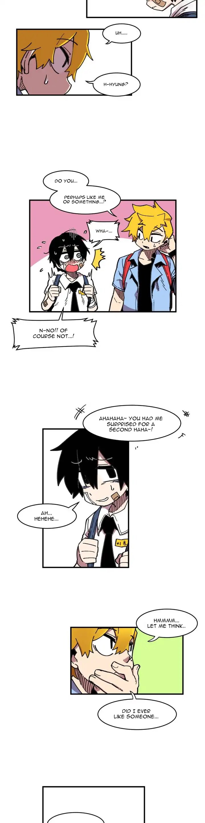 Suicide Boy Chapter 35 page 14 - Chapter 35: Hooni's First Love 1