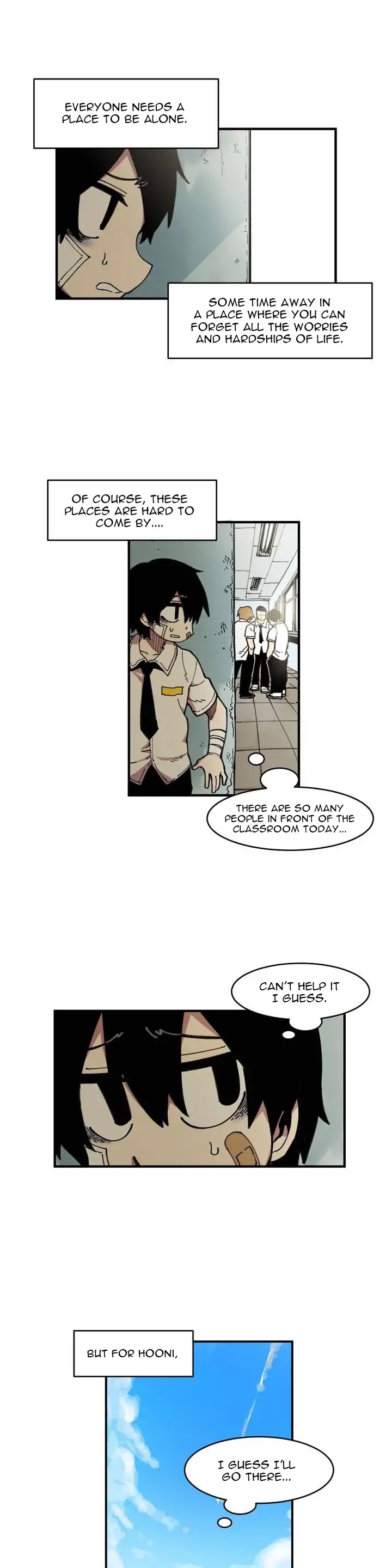 Suicide Boy Chapter 35 page 2 - Chapter 35: Hooni's First Love 1