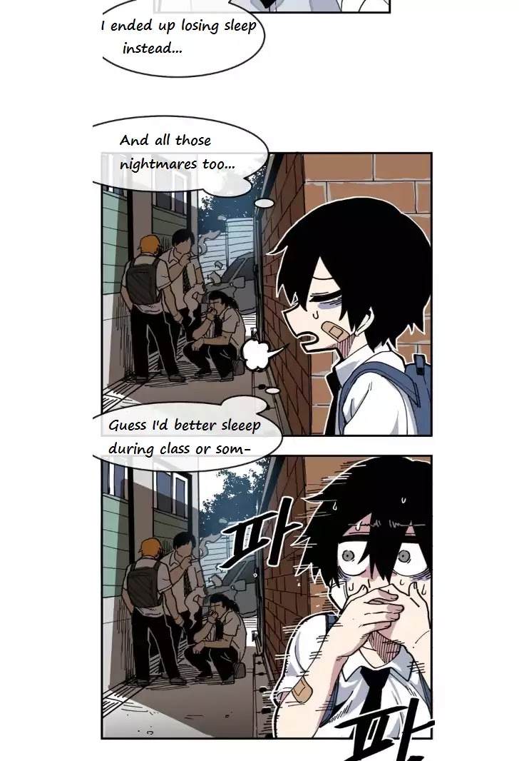 Suicide Boy Chapter 4 page 14 - Chapter 4: The Way to School