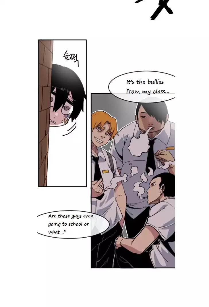Suicide Boy Chapter 4 page 15 - Chapter 4: The Way to School