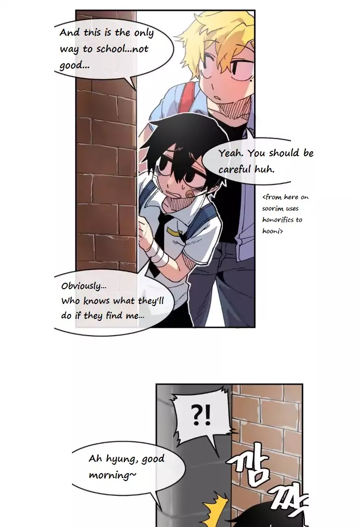 Suicide Boy Chapter 4 page 16 - Chapter 4: The Way to School