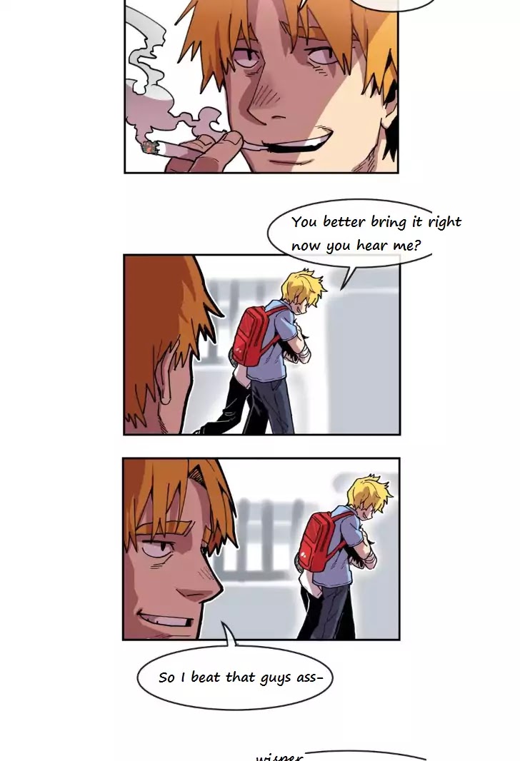 Suicide Boy Chapter 4 page 21 - Chapter 4: The Way to School