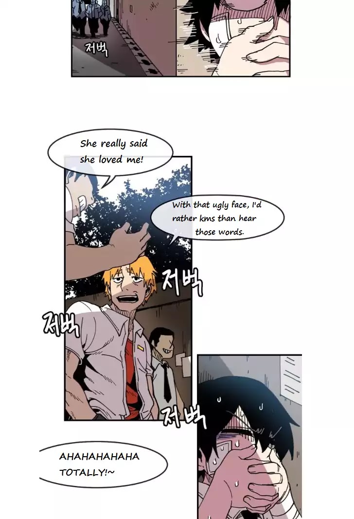Suicide Boy Chapter 4 page 29 - Chapter 4: The Way to School