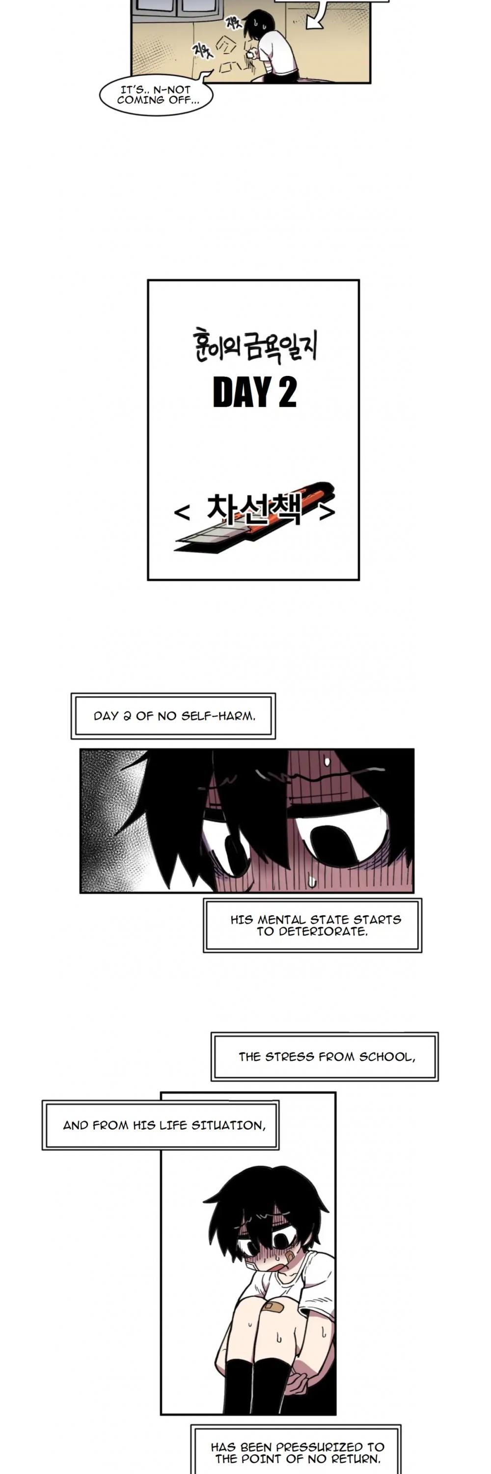 Suicide Boy Chapter 41 page 11 - Chapter 41: No More Self-Harm