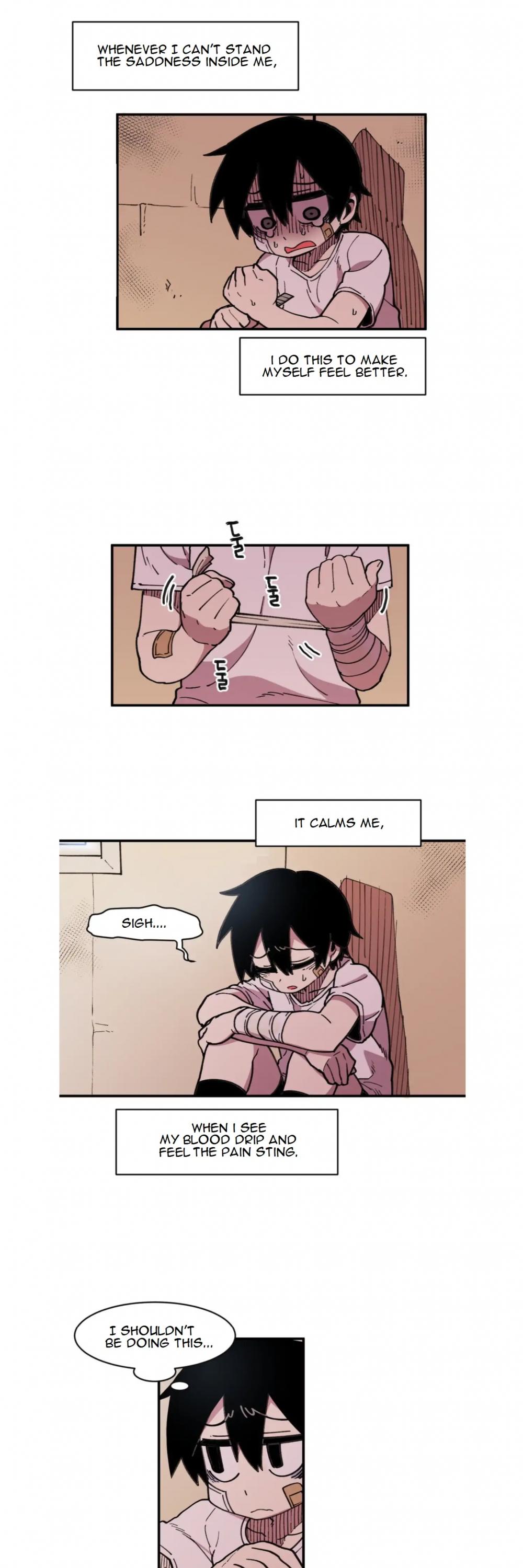 Suicide Boy Chapter 41 page 3 - Chapter 41: No More Self-Harm