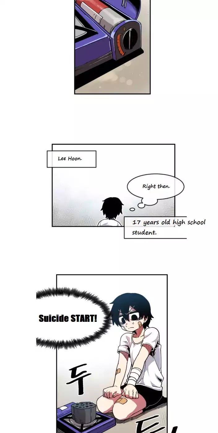 Suicide Boy Chapter 5 page 2 - Chapter 5: Model Student 1