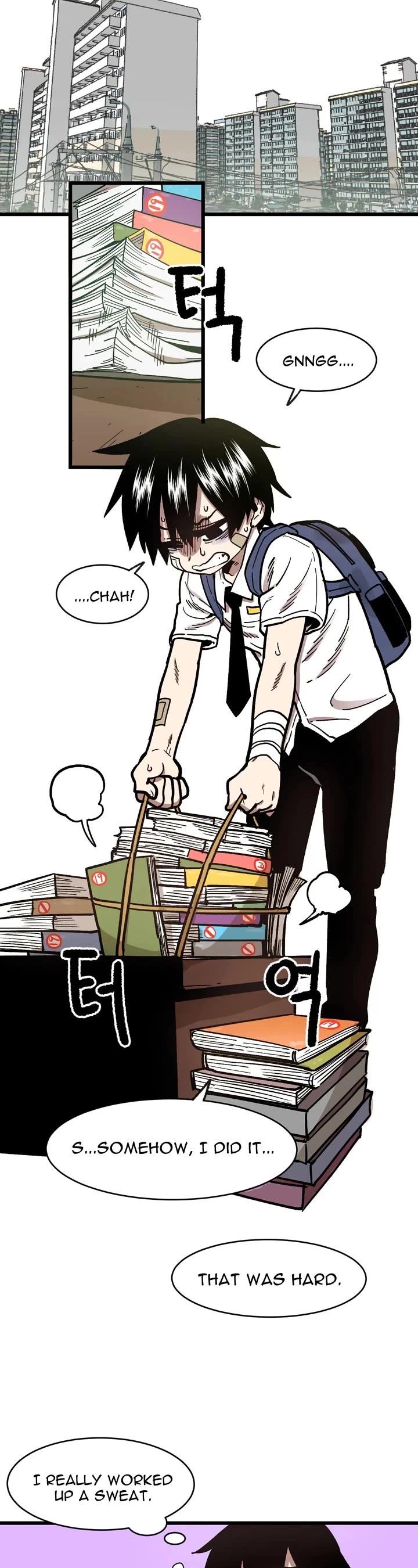 Suicide Boy Chapter 57 page 14 - Chapter 57: My Back Hurts 2
