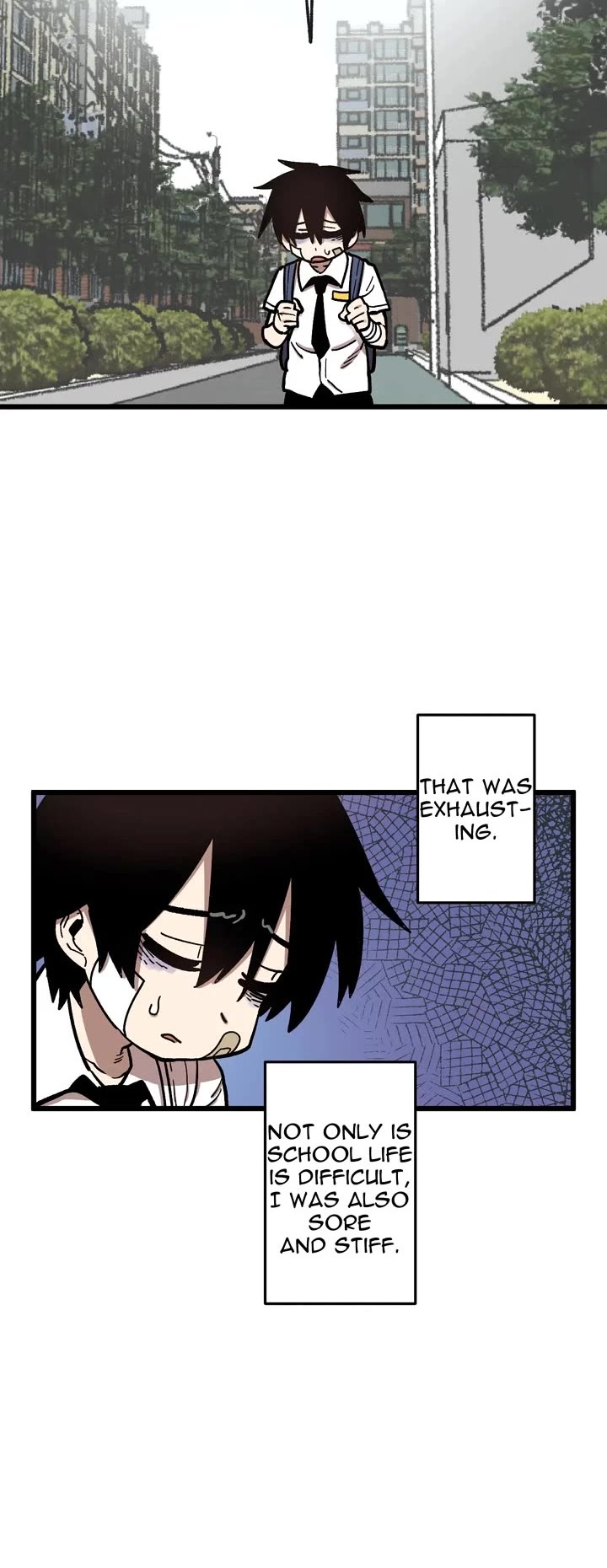 Suicide Boy Chapter 57 page 5 - Chapter 57: My Back Hurts 2